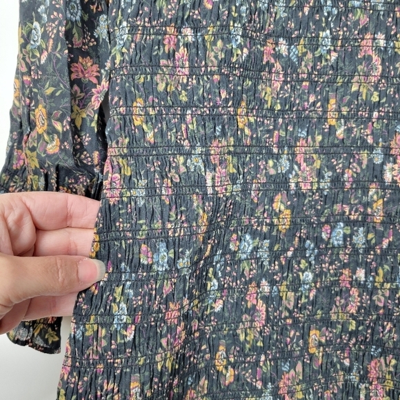 NWT Veronica Beard Farha Floral Smocked Ruffled Minidress Size 12 - Picture 10 of 15